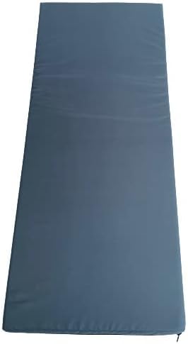 100% Waterproof Garden Bench Cushion 2/3/4 Seater Outdoor Long Bench Seat Pad for Lawn & Garden, Patio, Office, Coffee Shop with Removable Cover (Grey, 3 Seater - 143cm x 52cm x 6cm thick)