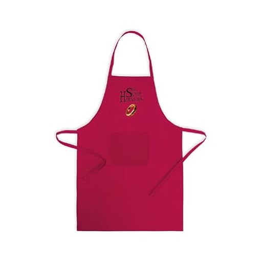 Delantal de cocina "El señor de los hornillos" (rojo) Delantal Mágico de la Tierra Media;Cocina como un Héroe. | Ya disponible en tu tienda friki favorita! En mundofriki.es!