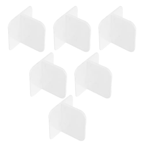 UKCOCO 6 Piezas Refuerzo de Valla Muro Base Antideslizante para Parque Infantil. Accesorios para Parques Infantiles Anclajes de Pared para estantes el plastico