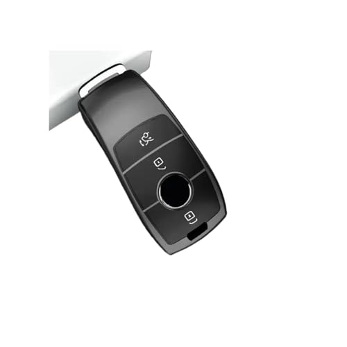 Coque clé Mercedes Benz TPU gris étui complet pour Classe A C E S GLC CLA GLB GLS AMG