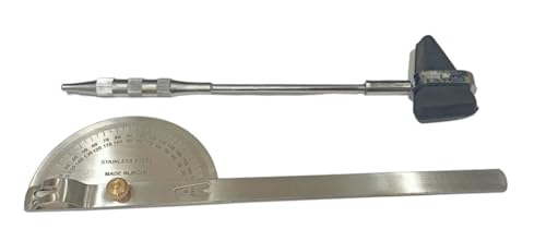 Image of Forgesy 1Pc Goniometer 1Pc Knee Hammer Combo Medical Equipment Combo
