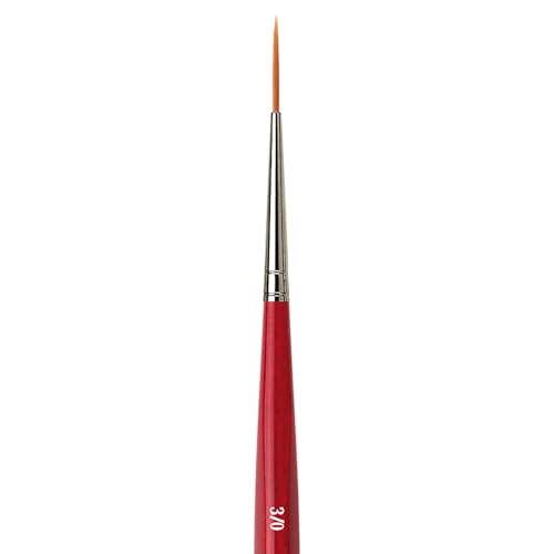 Image of da Vinci Watercolor Series 1280 Size 3 /0 - CosmoTop Spin Medium Needle-Sharp Liner - Professional Quality Multi-Diameter Synthetic Fibers - Holds More Water Than Any Other Synthetic