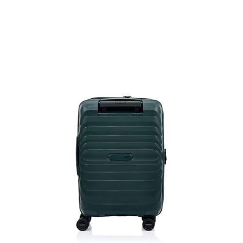 Image of Samsonite Octolite Neo Expandable 55 Cms Small Cabin Polypropylene Hard Sided 8 Wheel Spinner Luggage /Suitcase /Trolley Bag (Green)-10 Year Global Warranty