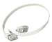 Produktbild kab24® Flexibles Netzwerkkabel Patchkabel Computerkabel LAN Kabel CAT6 UltraSlim dünnes Flachkabel GBit/s