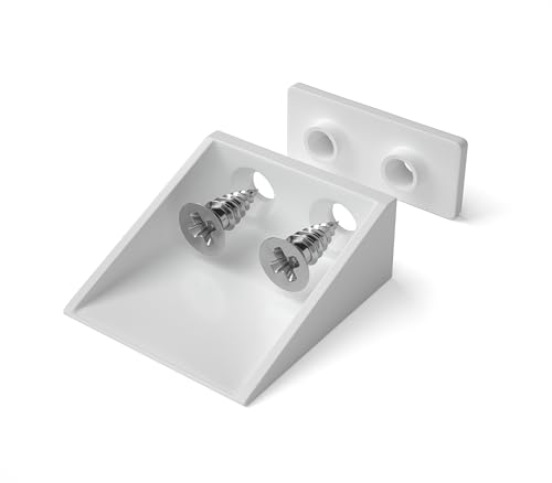 Bauheld Rolladen Anschlagwinkel 8er Set Weiß