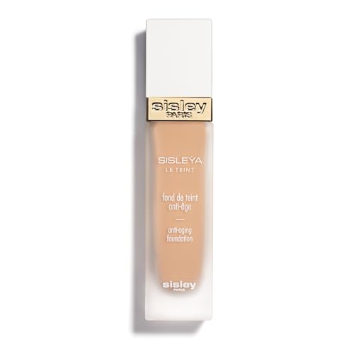 Sisley Paris Sisleya Le Teint, 3C1 Peach - 30 mL - Anti-Aging, Oil-Free Fluid Foundation for Radiance & Smoothing - All Skin Types - Non-Comedogenic
