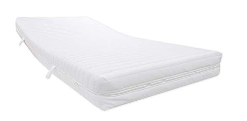 Dibapur Ortho Orthopädische Kaltschaummatratze Allergiker geeignet Matratzen Aloe Vera Öko Tex Auswahl (120x200x23,5 H3)