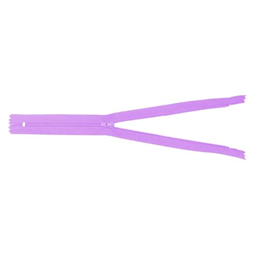 Image of Mandala Crafts 60 PCs Lilac Closed-End 24 Inches Nylon Zippers for Sewing