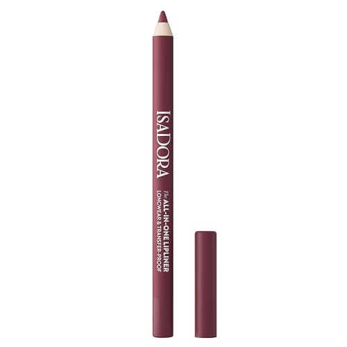 IsaDora All-In-One Lipliner – Creamiger Lippenlinerstift (08 Rosewood)