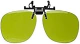 Lightweight Plastic Clip-On Flip-Up Spectacles - Shade #2 Green Welders Lens.