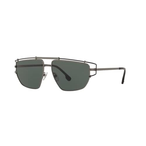 VERSACE 0VE2202 Gafas de Sol, Matte Gunmetal, 57 para Hombre