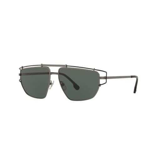 VERSACE 0VE2202 Gafas de Sol, Matte Gunmetal, 57 para Hombre