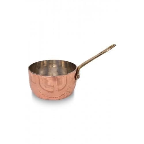 Gasarol Copper Mini Chef Saucepan No. 3, Flat Red, Made in Italy