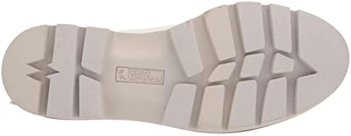 WHITE MOUNTAIN Shoes Women's Glamorous Lace-up Boot, White/Smooth, 6.5 M | Image 3
