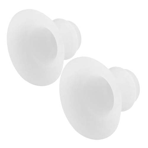 GARVALON 2個 搾乳器コンバータ さく乳器の使い方 ポンプ交換部品 ポンプフレキシブルインサート ポンプフランジクッション ポンプフランジインサート シリカゲル Transparent