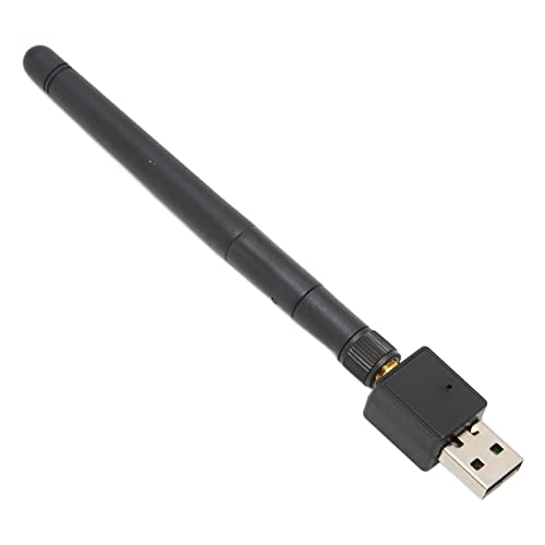 PUSOKEI USB Adapter for PC,2.4G 150Mbps Network Adapter for Desktop,High Gain 2dBI Antenna, Supports Windows/Linux/OS X, IEEE 802.11n/g/b