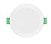 ALUSSO LIGHTING Faretto da incasso a LED, 230 V, 7 W, per bagno, cucina, rotondo, bianco, set da 24 pezzi immagine