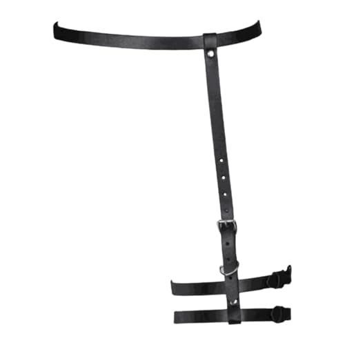 Women's Thigh Harness Belt Gothic Clothes Body Harness Leather Corset Belt Rave Outfit Gothic Accessories for Women Fashion3