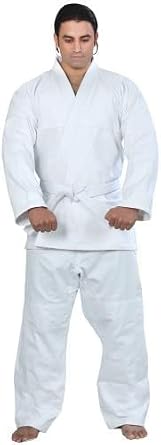 Bjj Kimono Jiu Jitsu judo Gi Student White Color 9 A7 NO LOGO Martial Arts, Sparring Uniform, Fitness Uniforms, Grappling, Kickboxings, Fighting, Muay Thai Training