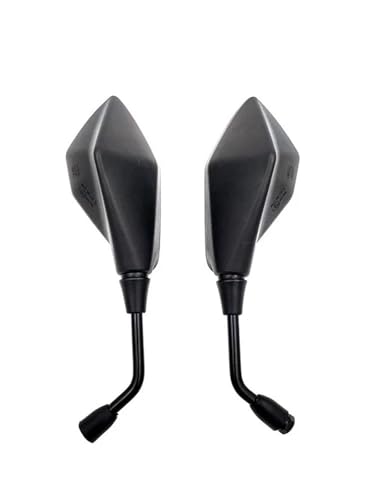 Espejos retrovisores universales de moto para Yamaha MT07 con anclaje de manillar negro 5