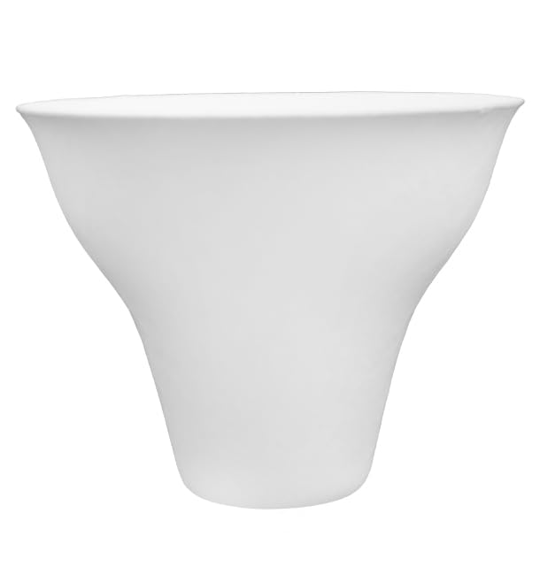 50 Vasos de Caña de Azúcar, 260 ml, Color Blanco, Catering, Eventos, Hostelería, Vajilla Ecológica, Restauración