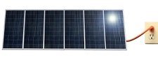 1.8KW PluggedSolar with 1800Watt Crystalline Solar Panels and Micro Grid Tie Inverter, Plug into Wall, 110/120V AC Outlet, Utility Approved