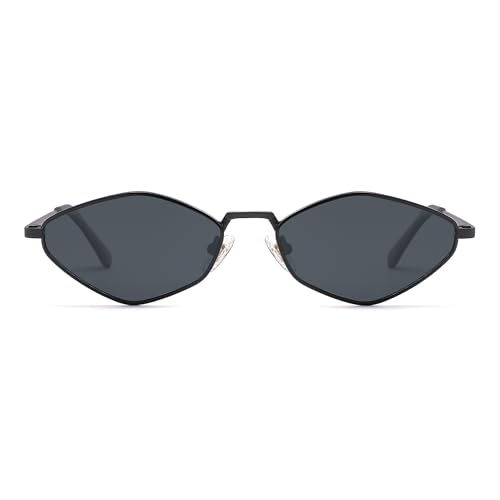 Image of SOJOS Retro Polarized Sunglasses Womens Mens Vintage Narrow Irregular Shades UV400 SJ1233