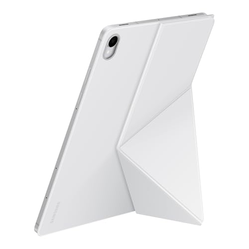 Samsung Smart Book Cover Étui pour Tablette à Rabat avec Double Affichage pour Galaxy Tab S11, Blanc