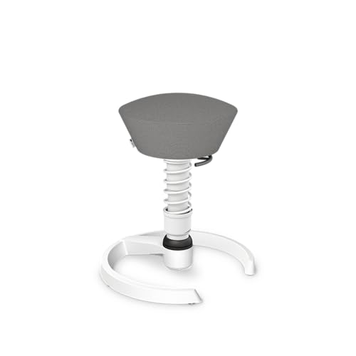 Image of aeris Swopper - Ergonomic Stool - Height-Adjustable Office Stool - Versatile seat for a Healthy Back - Office Chair Without casters, Standard Spring