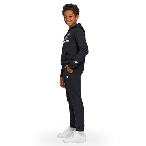 New Balance Boys & Toddlers Athletic 2 Piece – Soft Fleece Pullover Hoodie & Joggers Sweatsuit Activewear Set (2T-12)3