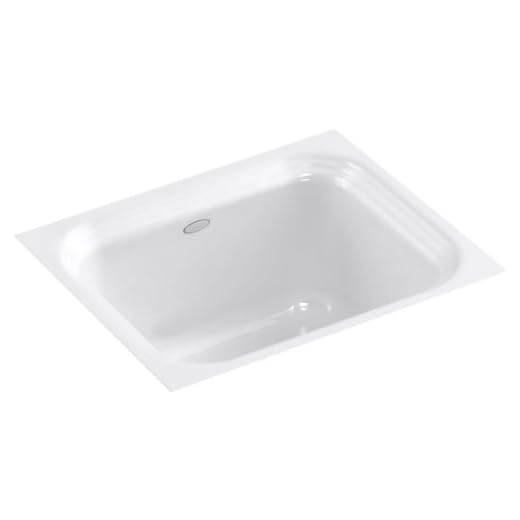 KOHLER K-6589-U-0 Northland Undercounter Entertainment Sink, White