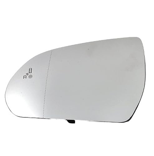 Miroir de rétroviseur chauffant avec avertisseur d'angle mort gauche