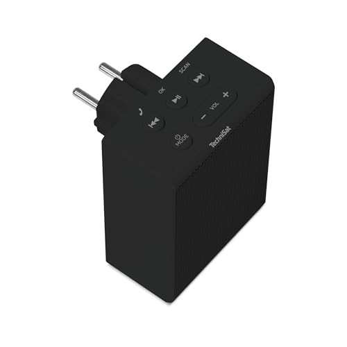 TechniSat Viola Steckdosenradio - Kompaktes UKW-Radio für die Steckdose (Bluetooth, Freisprecheinrichtung, Tasten zur Nahbedienung, 30 Favoriten-Speicher, 1,5 W Mono-Lautsprecher) schwarz TechniSat Viola Steckdosenradio - Kompaktes UKW-Radio für die Steckdose (Bluetooth, Freisprecheinrichtung, Tasten zur Nahbedienung, 30 Favoriten-Speicher, 1,5 W Mono-Lautsprecher) schwarz