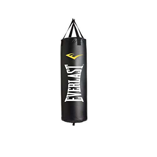 SACO DE PANCADA EVERLAST 80 LIBRAS VAZIO PRETO 100X49 CM 36KG