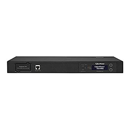 Get Discount Offer CyberPower PDU20M10AT Metered ATS PDU, 100-120V/20A, 10 Outlets, 1U Rackmount,Black