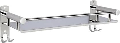 VANSI Bathroom Shelf Single Layer Bottle Holder Shampoo Stand Multi Purposes Stainless Steel Wall Shelf (Small) (B0CX9JW864) Amazon Price History, Amazon Price Tracker