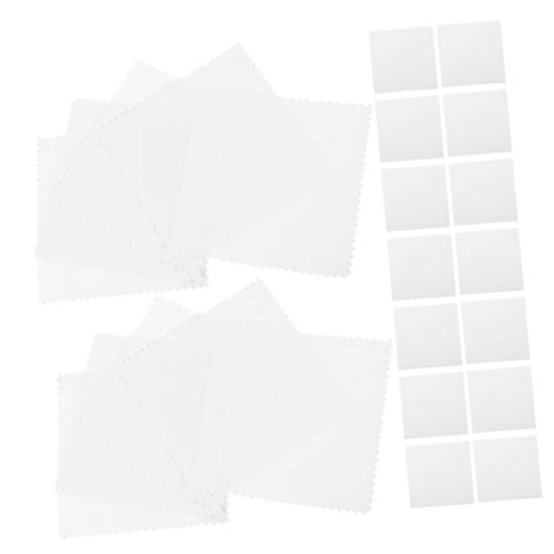 Genérico Paquete De 100 Paños De Limpieza De Microfibra para Joyería Limpieza De y Pantallas Paños De Pulido De Ideal para Gafas y Artículos De Joyería