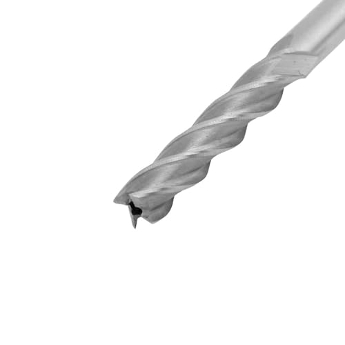 Image of uxcell 8mm x 8mm Straight Shank 4 Flutes HSS End Mill Cutter Milling Tool 3 Pcs