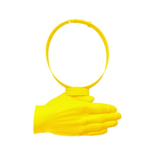Pare-solaire en forme de main | Chapeau solaires drôle imprimé 3D | Visière golf mains libres fantaisie avec sangle réglable | Casquettes solaires mains portables Protection UV visage pour plage