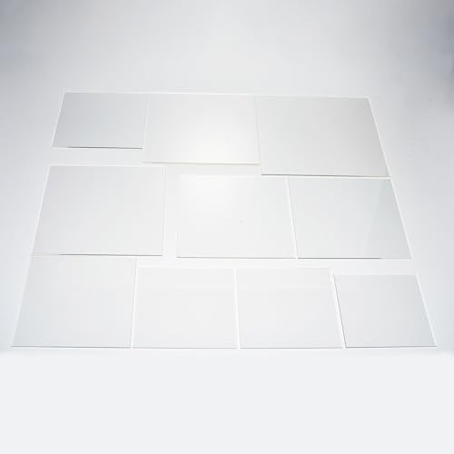 2 Clear 11x11-Inch Square Plexiglass Sheets DIY Acrylic Sign Boards - Wedding Party Events Home DIY Crafts Decorations