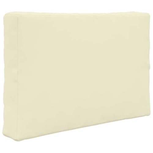 Coussins de canapé d'extérieur en polyester imperméable 60x60 crème