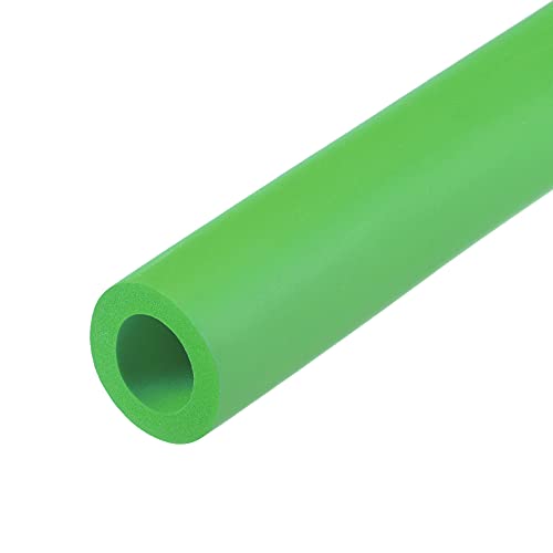Image of uxcell Foam Tubing for Handle Grip Support, 18mm ID 30mm OD 1m Length Green
