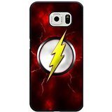 Galaxy S6 Edge Case, The Flash Theme Artistic Hard Plastic Case Cover Slim Fit for Samsung Galaxy S6 Edge