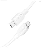 Anker Cabo USB-C para Lightning (0.9 m, Branco), Certificado MFi para iPhone Série 14/13/12/11 e mais (Carregador Não Incluído)