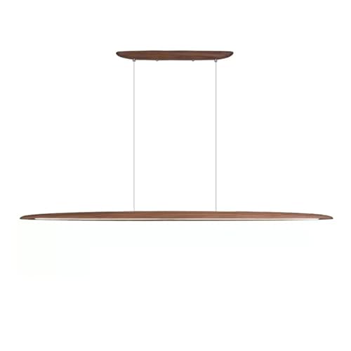 Lampe suspendue en bois LED et moderne pour îlot de cuisine