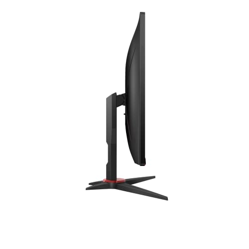 AOC Gaming 24G2SPAE - 24 Zoll FHD Monitor, 165 Hz, 1 ms MPRT, FreeSync, G-Sync Compatible, Lautsprecher (1920x1080, VGA, HDMI, DisplayPort) schwarz/rot – Bild 6