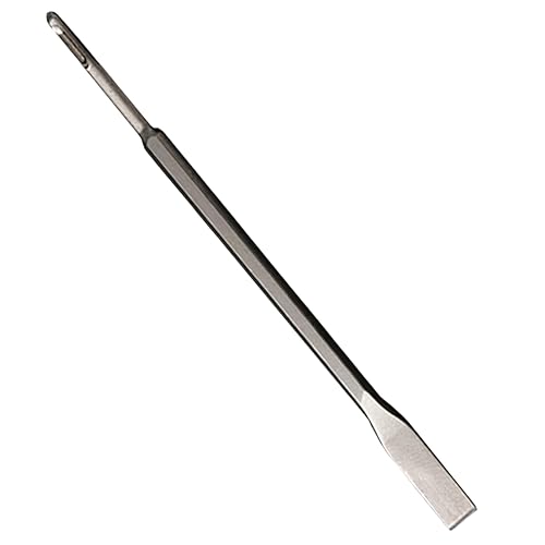 Phyxlyn 16-Inch SDS Plus Chisel, 3/4 Inch Flat Chisel with Sds Plus Shank Ideal for Concrete Demolition, Tile Removal Chisel Tool for SDS Plus Hammer Drill Attachment