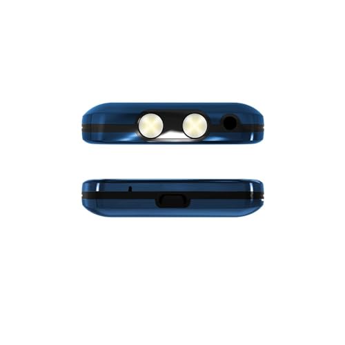 Image of IKALL K333-4G Touch & Type Phone with WiFi, 2.8Inch HD Screen, 2GB RAM, 16GB Storage and Pre-Loaded Apps Like Whatsapp, Facebook, YouTube, Instagram - Royal Blue