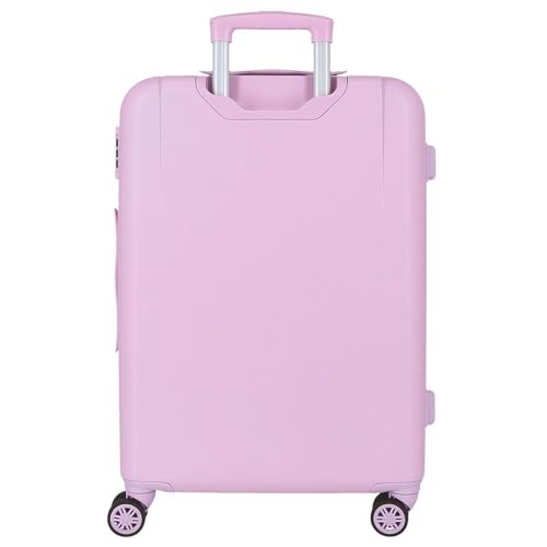 Set de valises lila Movom Good Day robuste en ABS rigide à serrure - 3