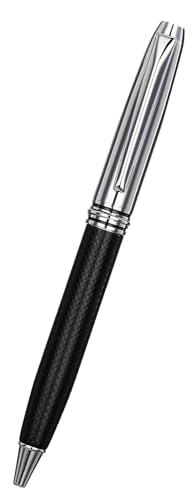 Image of amazon basics Elegant Ballpoint Pen with Classy Stainless Steel Body (Blue Ink)